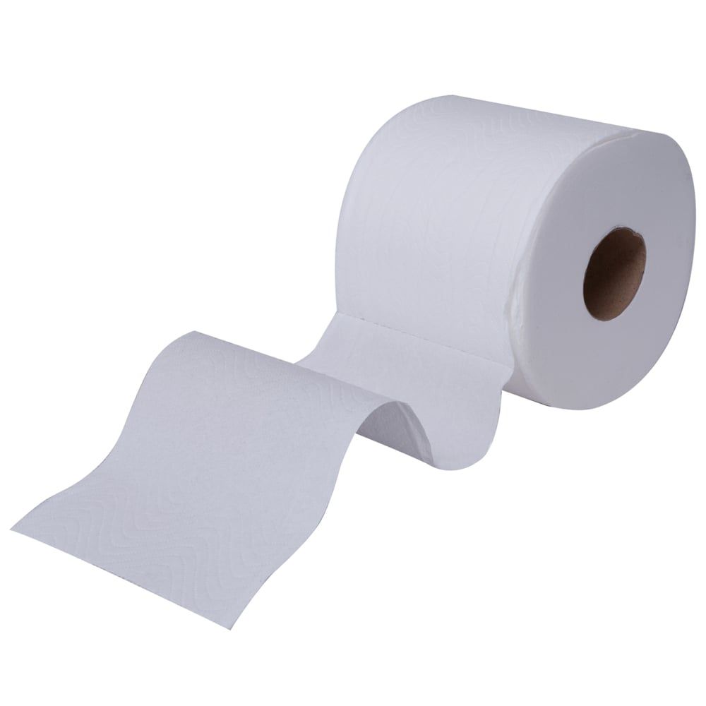 Kleenex庐 Standard Roll Toilet Tissue (50920), White 2-Ply, 12 Packs / Case, 10 Rolls per Pack