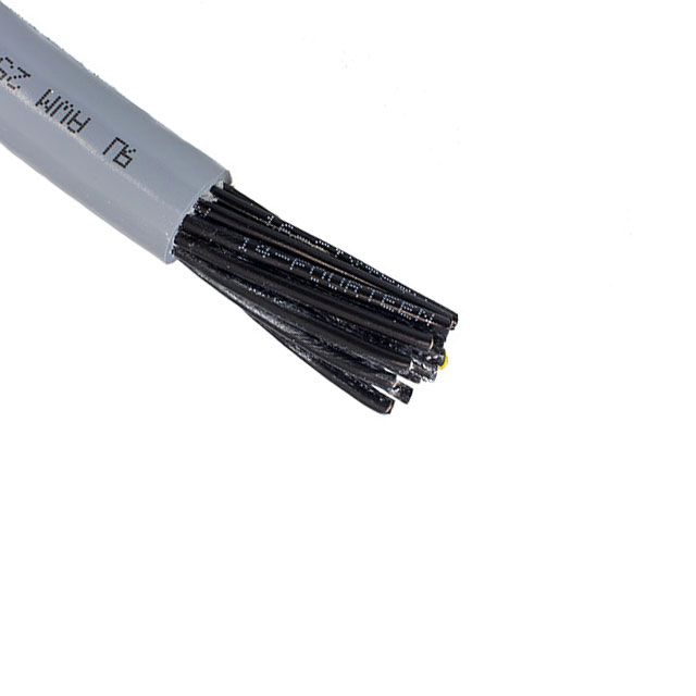 12 Conductor Multi-Conductor Cable Slate 26 AWG 10.00' (3.05m)