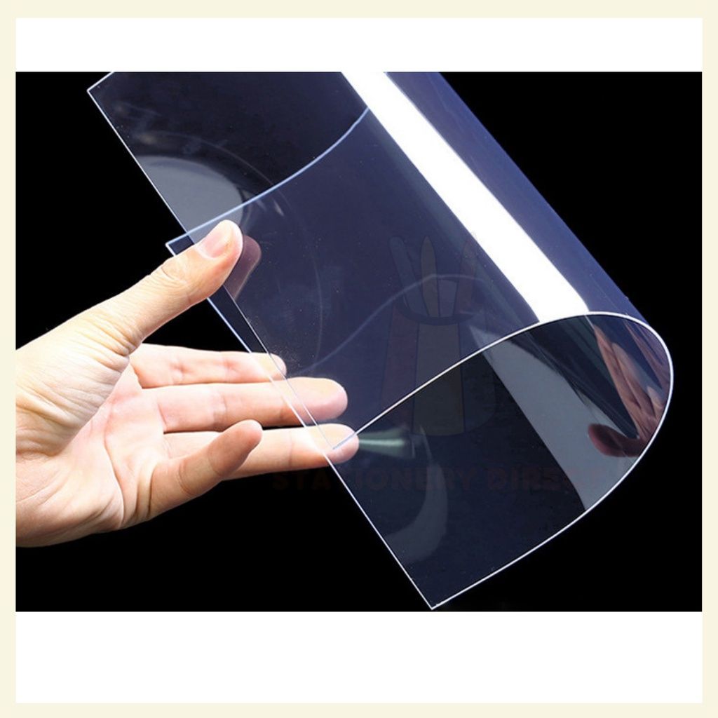 Pineapple Transparent Binding / PVC Plastic Sheet Cover / Rigid Binding Cover A4 (100 sheets)
