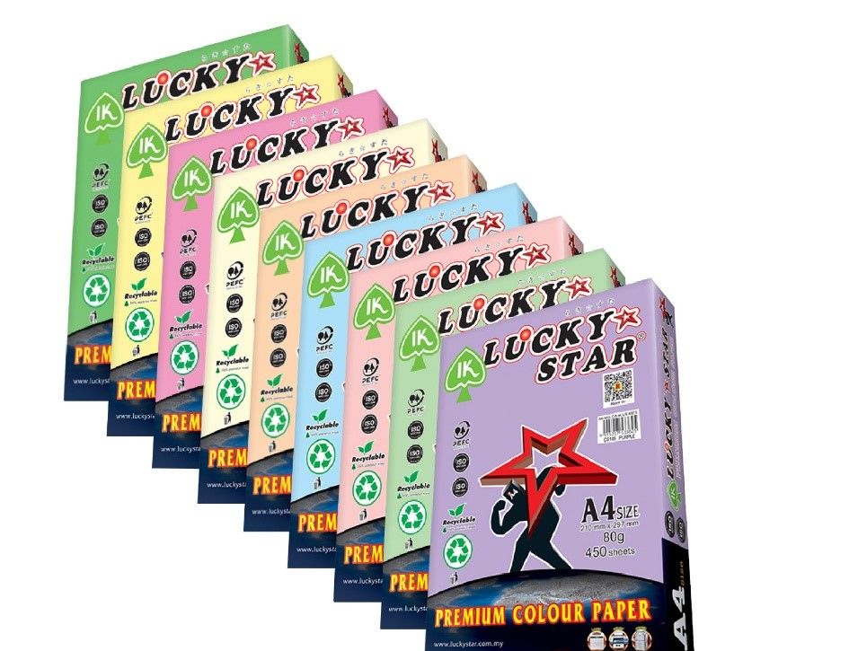 Lucky Star Light Colour Paper