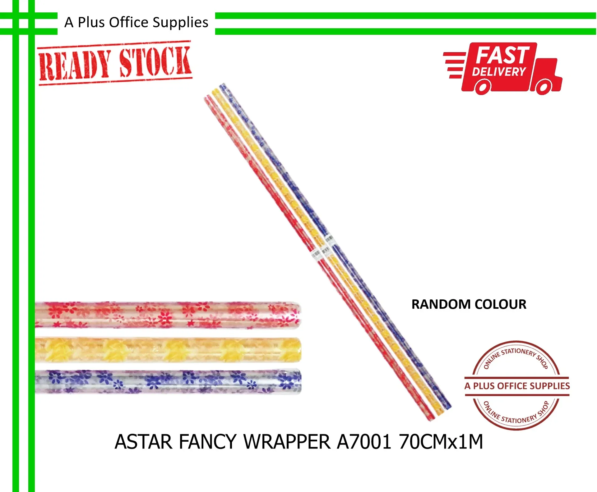 ASTAR Fancy Wrapper A7001 70cm x 1m / Pembalut Hamper