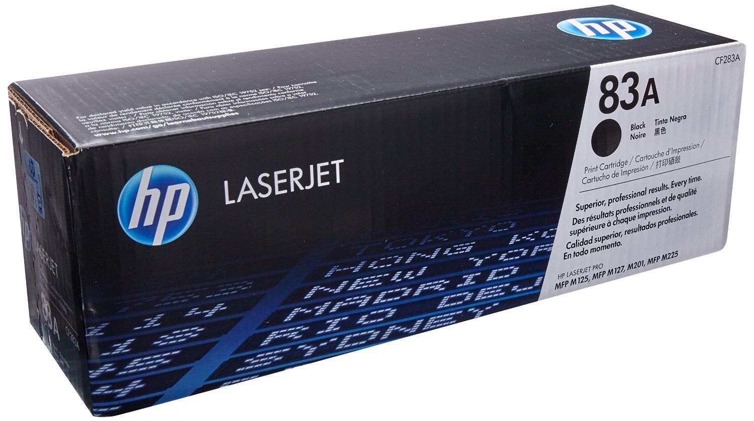 HP CF283A LaserJet Toner Cartridge (HP 83A) Black Colour