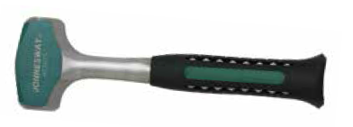 JONNESWAY SOLID STEEL ONE PIECE CLUB HAMMER W/SHOCKWAVE TPR GRIP