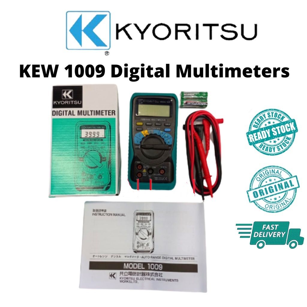 Kyoritsu KEW 1009 Digital Multimeters