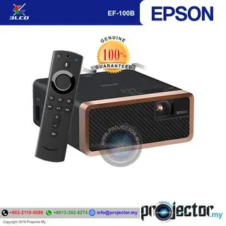 Epson EF-100B WXGA 2000 Lumens 3LCD Portable Laser Projector