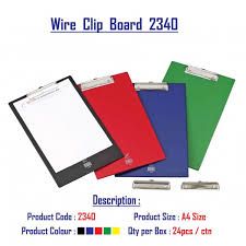 EAST A4 CLIPBOARD FILE (portrait)