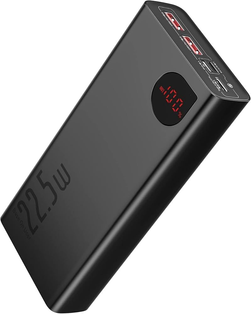Baseus Power Bank 20000mAh PD 22.5W 20W Fast Charging Powerbank + Hamper