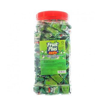 Fruit Plus Chewy Candy Jar Apple 350s