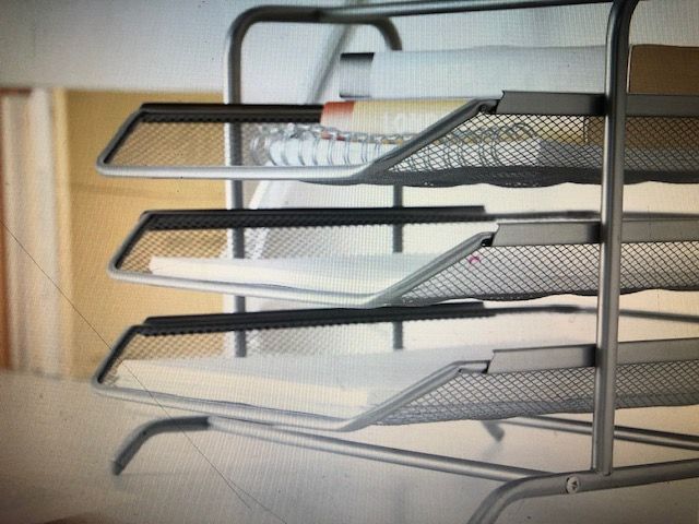 Q Letter tray 3 Tier Steel