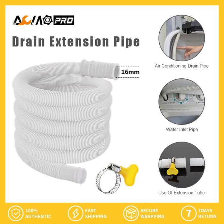 HJC ) Air Conditioner Drain Extension Pipe Drop Hose Lengthen and Thicken Accessories (10 Meter)