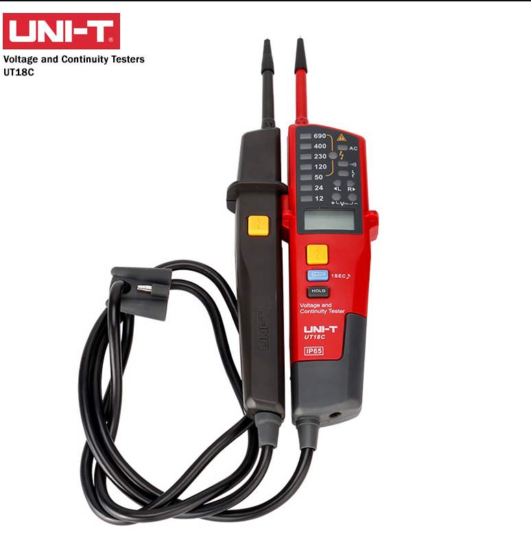 UNI-T VOLTAGE & CONTINUITY TESTER UT18C
