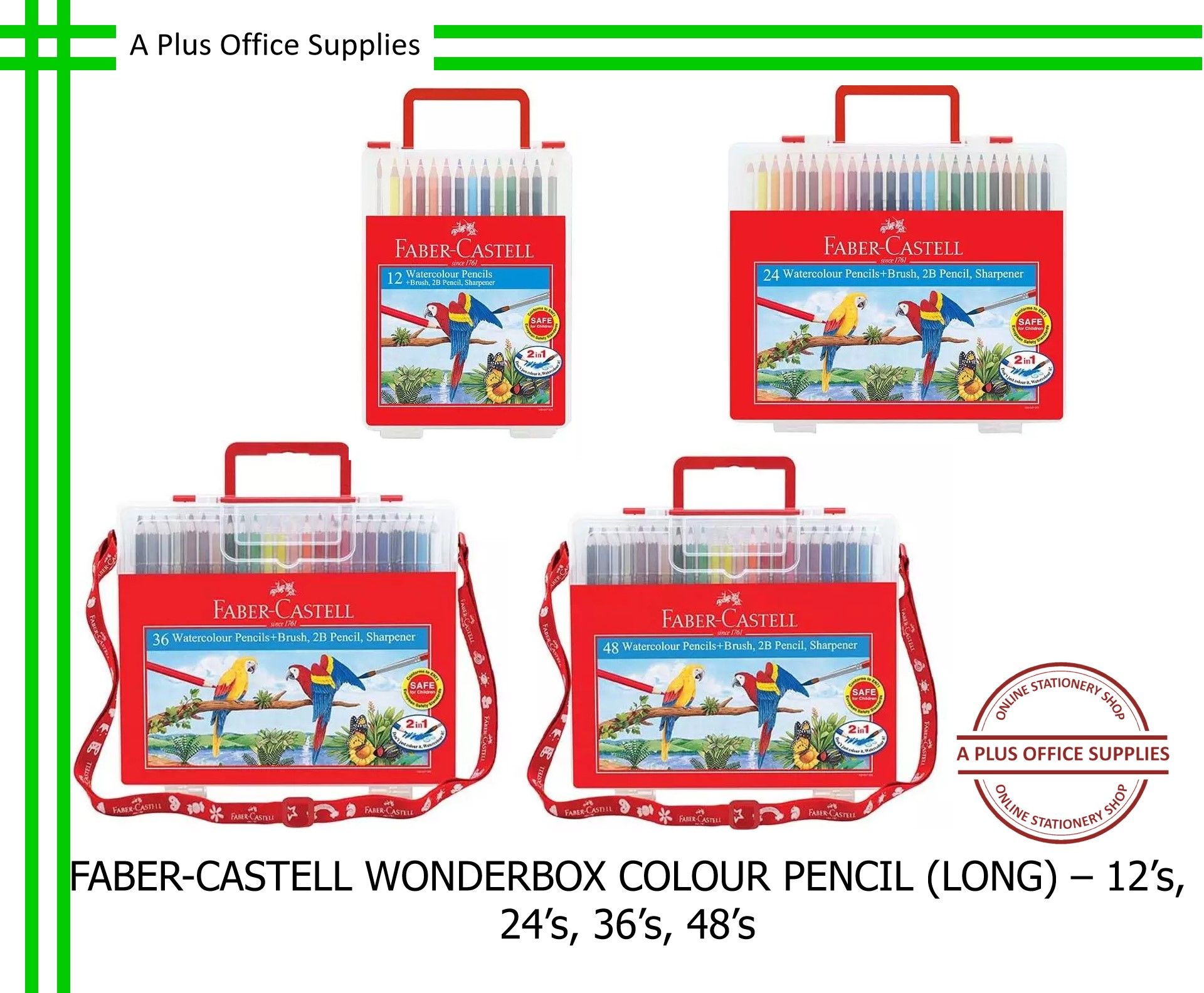 FABER-CASTELL Wonderbox Colour Pencil / Pensel Warna