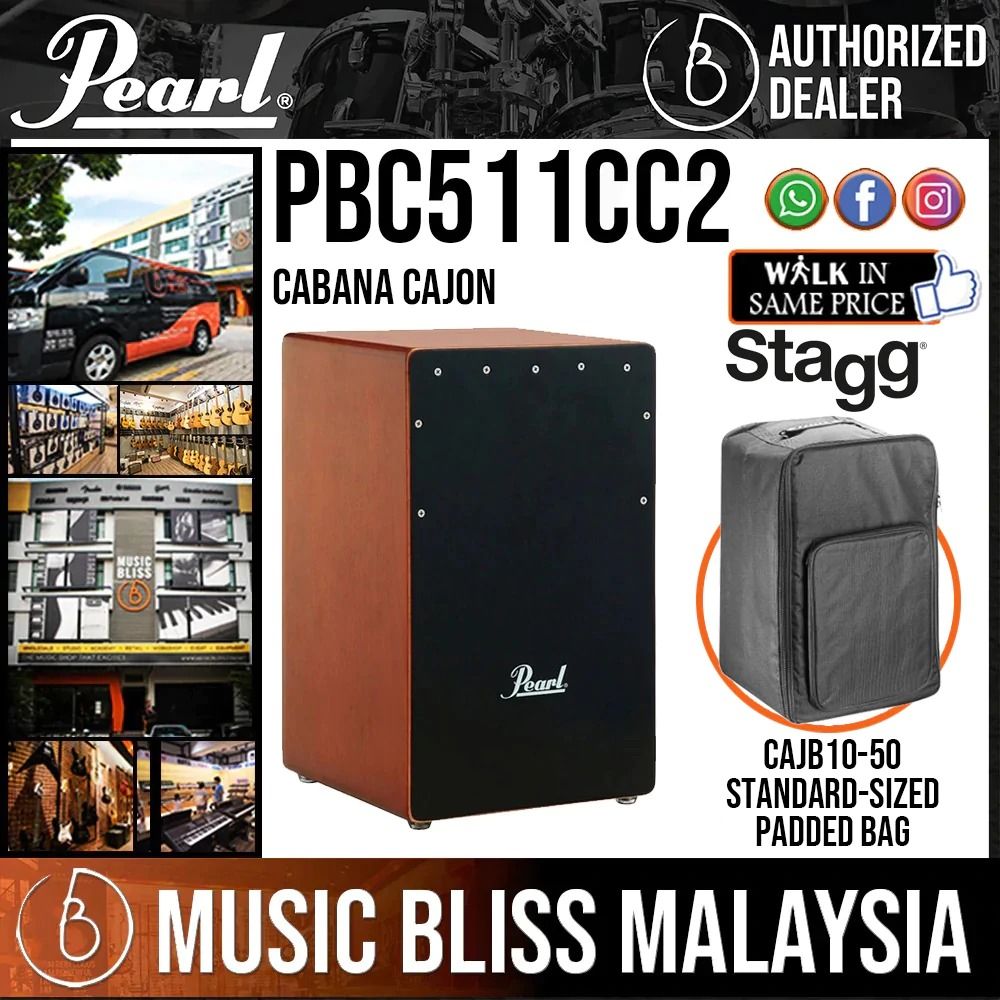 Pearl *#Pearl PBC511CC2 Cabana Cajon with Cajon Bag