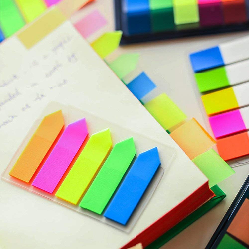 Combo Post-it Note Index Strip 5 in 1