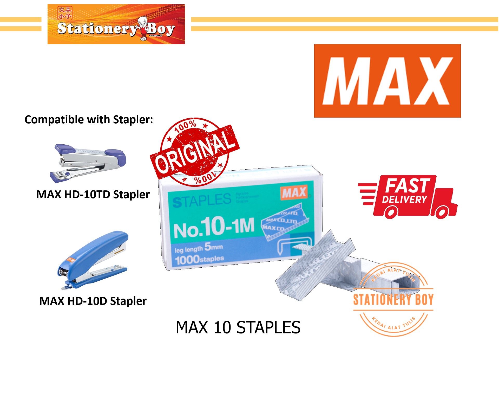 MAX 10 Staples / Dawai Kokot