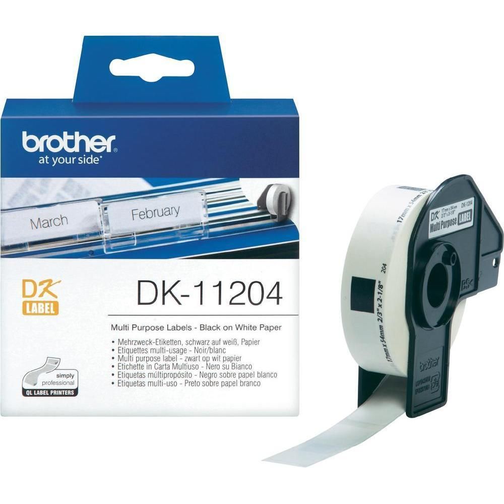 Brother DK11204 Multi Purpose Label - 17mm x 54mm