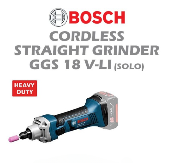 BOSCH CORDLESS STRAIGHT GRINDER GGS 18V-LI (SOLO)