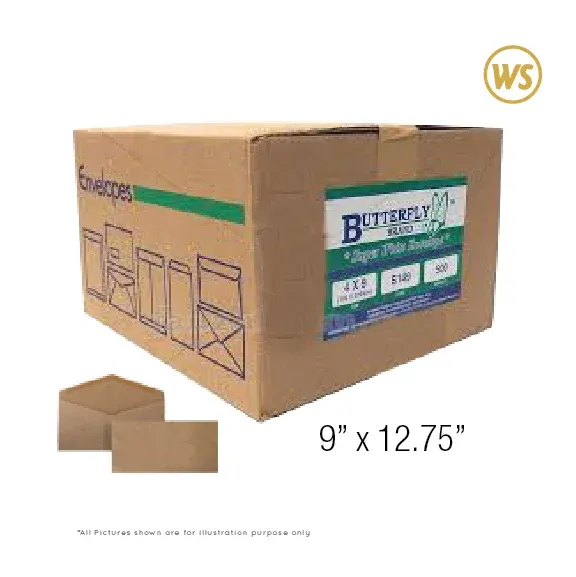 9" x 12.75" x 100gm WHITE ENVELOPE