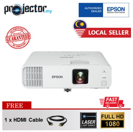 Epson EB-L200F 3LCD 4500 Lumens Full HD Standard-Throw Laser Built in Wireless Projector