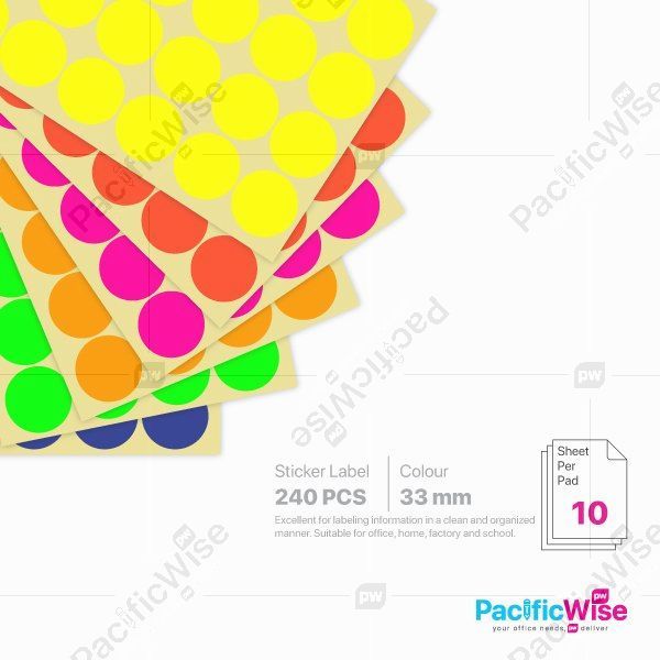 LABEL STICKER 33MM