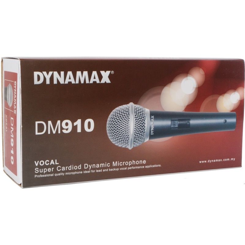 Dynamax DM910 Vocal Super Cardiod Dynamic Karaoke Microphone (PHDNDX-DM910)