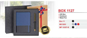 2 IN 1 NOTEBOOK + PEN (GIFT BOX)