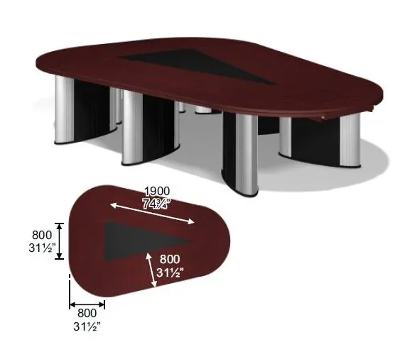 Knight Piano Conference Desk (MDF)