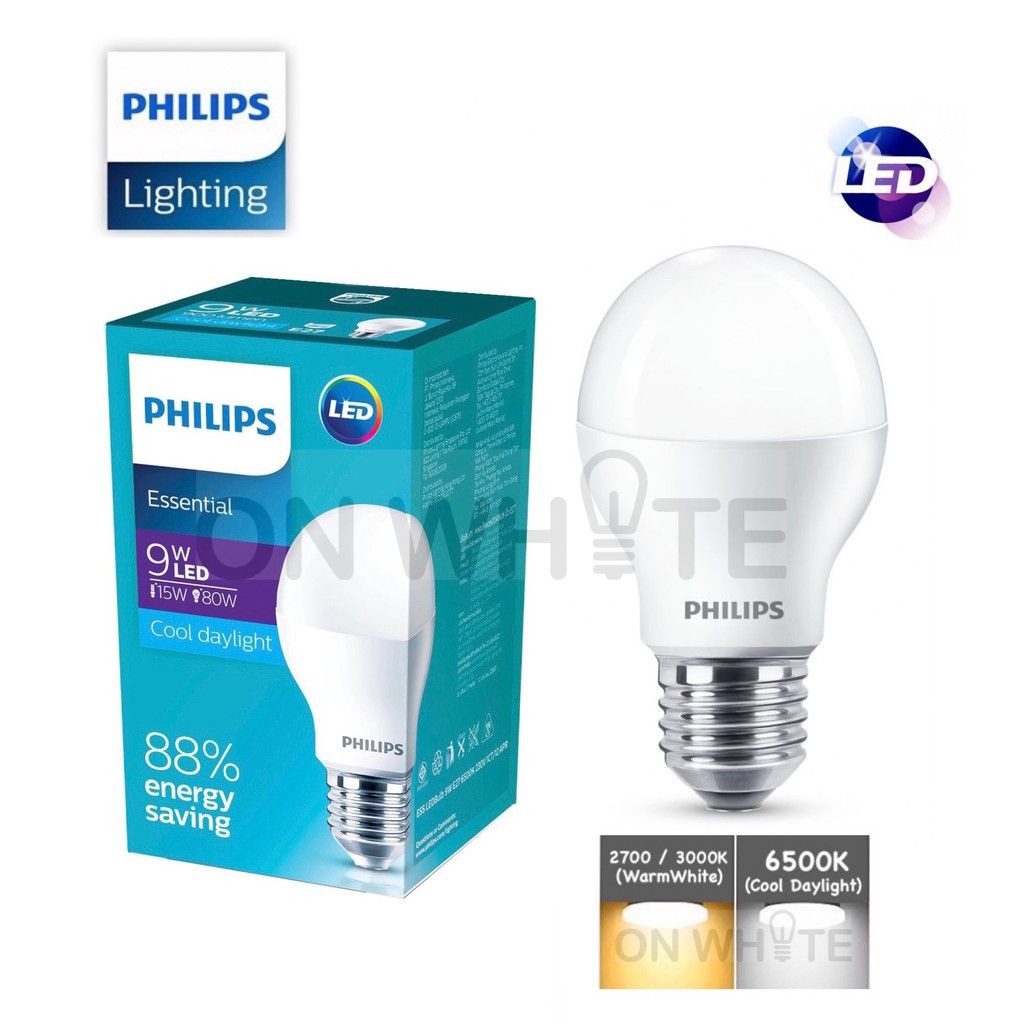 *PHILIPS Essential LED Bulb E27 9W Cool Daylight