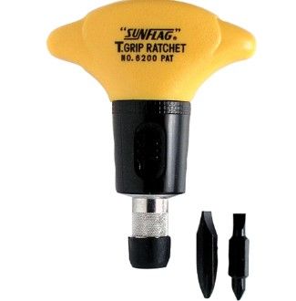SUNFLAG 2-WAY RATCHET SCREWDRIVER SET – 6200