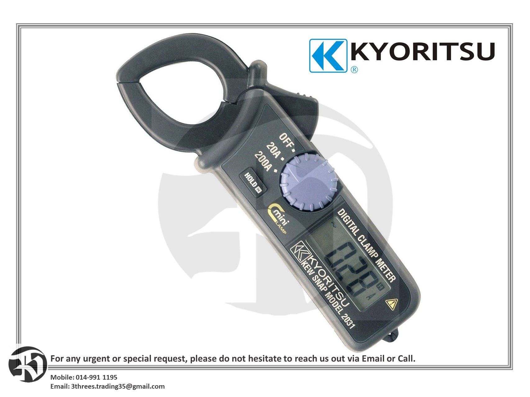 KYORITSU Digital Clamp Meters-2031 AC