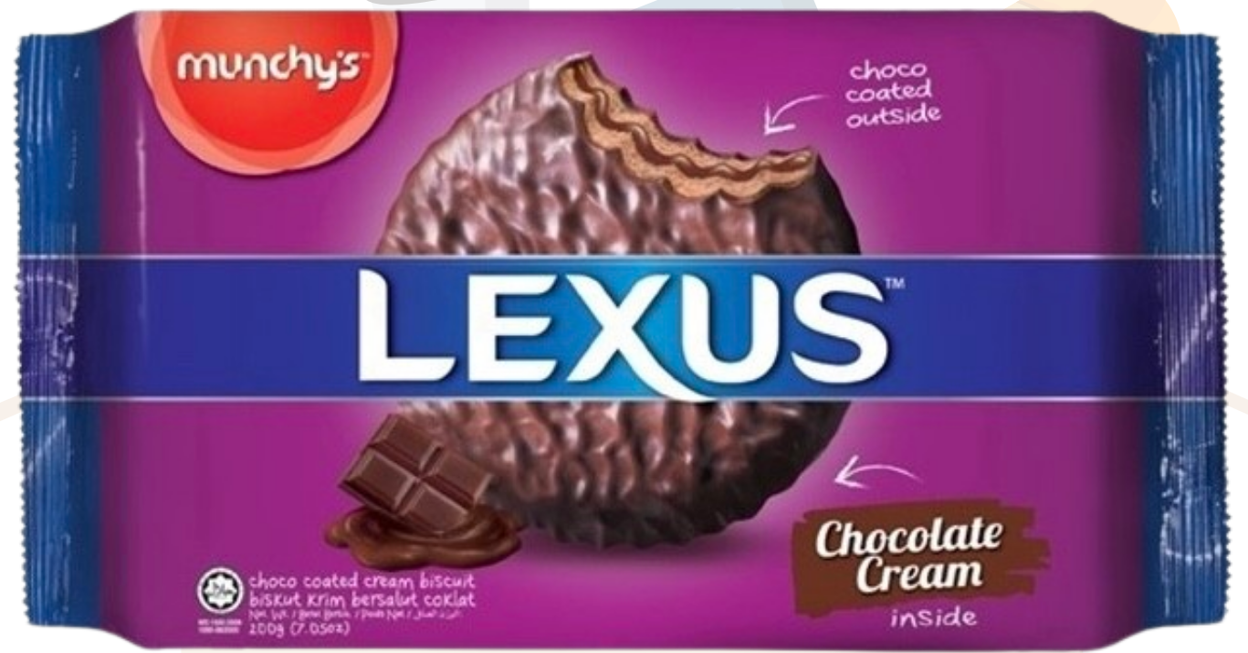 Lexus Choco Coated Cream Biscuits 200 g x 12