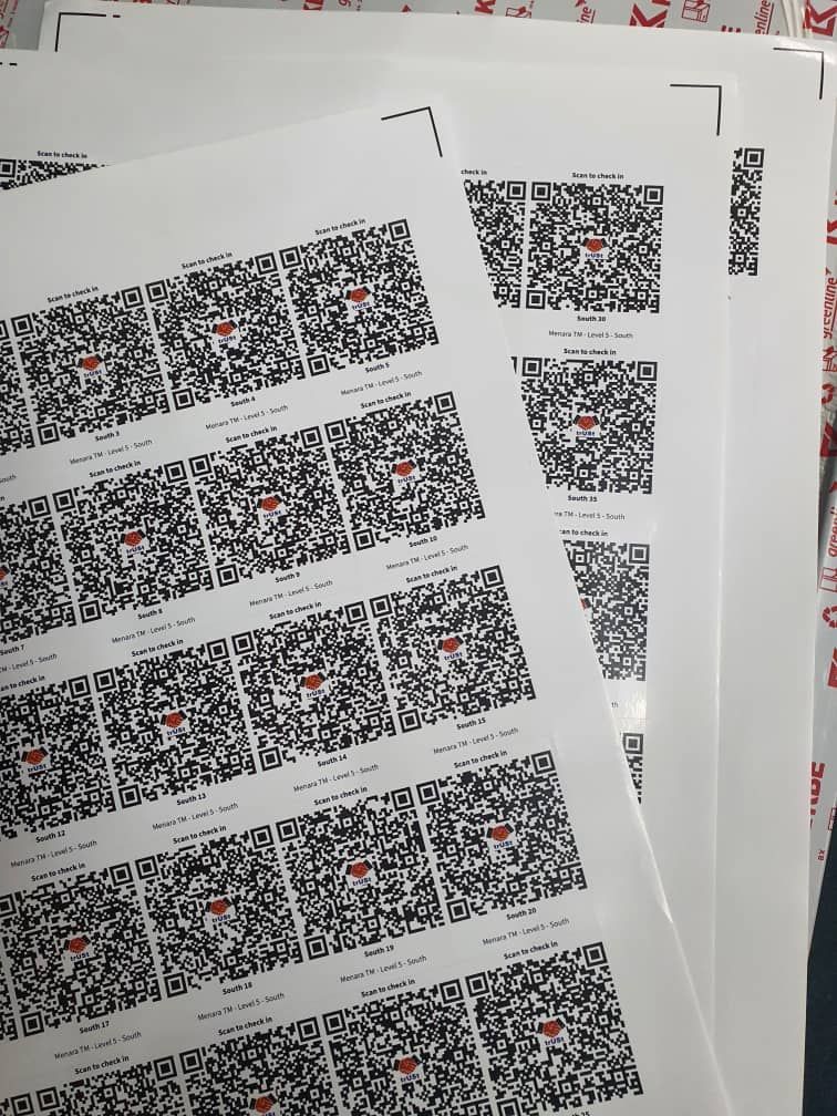 Paper QR Code Size A3