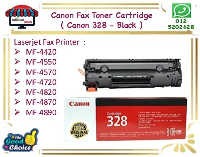 Canon Fax Toner Cartridge 328 (Black) / Canon 328 Toner / Canon MF-4420 / Canon MF-4570 # 100% Original # Waranti : 1 Tahun # RP0877 ( Untuk Canon Printer : MF-4420/MF-4550/MF-4570/MF-4720/MF-4820/MF-4870/MF-4890 )