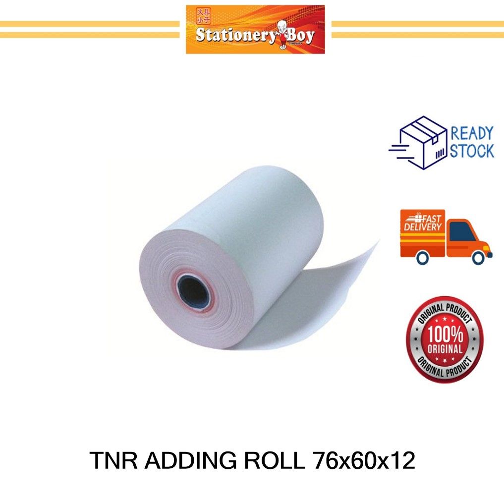 TNR ADDING ROLL 76x60x12 (10 ROLLS/PACK)