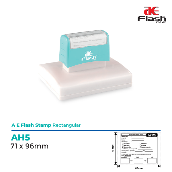 FOAM FLASH STAMP AH5