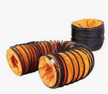 12 Inch Industrial Cylinder Ducting Heavy Duty Exhaust Fan Blower Portable Ventilator x 10M Flexible Duct Hose