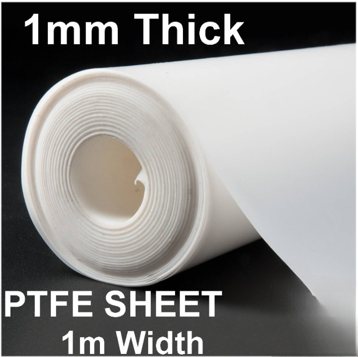PTFE SHEET WHITE PLATE FILM THICKNESS 1MM 1MTR WIDTH