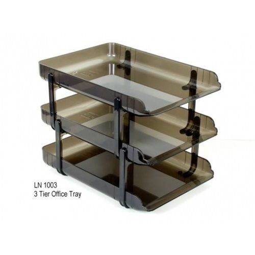 2S Document Tray Plastic 3 Tier