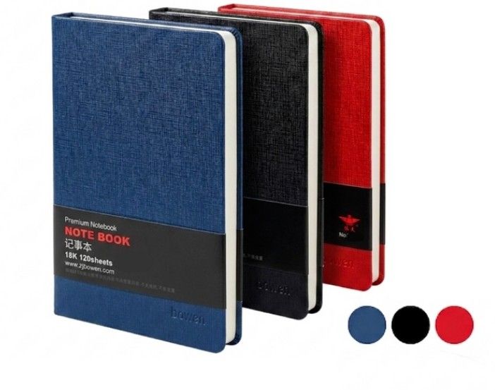 NOTE BOOK PREMIUM HARD COVER B5 BOWEN 7701 120PGS 7""X10