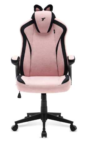 TTRacing DUO V4 Air Threads Fabric Gaming Chair - KittyPuff