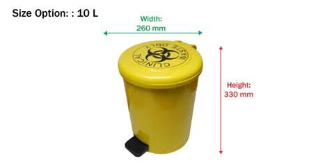 *Clinical Waste Bin, 18L
