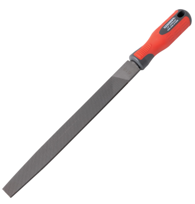 Kennedy-Pro 250mm (10") Flat Bastard Engineers File With Handle KEN0306180K