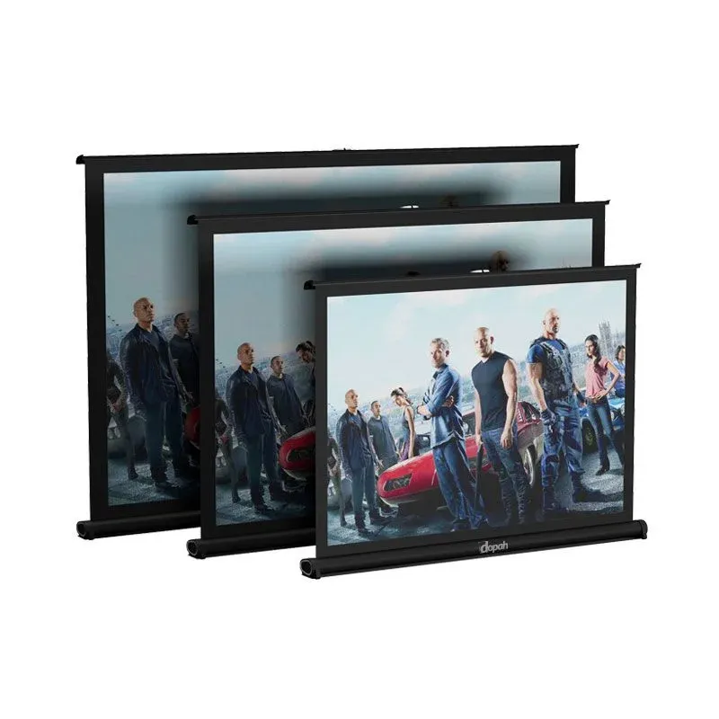 Dopah 50鈥�Portable Table Top Projection Screen 40 x 30 (16:9 Format)