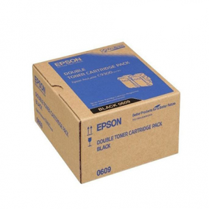 Genuine Malaysia Epson Warranty Epson - Epson C13S050609 Double Pack Black Toner