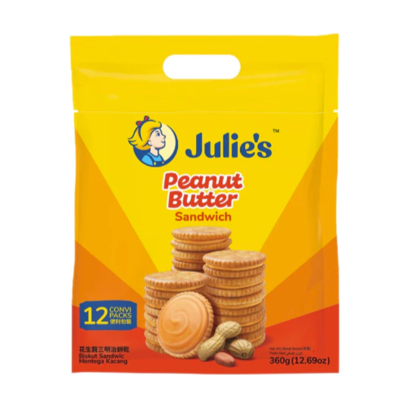 Julie's Peanut Butter Sandwich Biscuits [12's/360g]