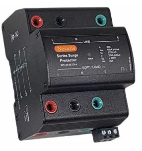 Series surge protector, 1 Phase, 20A, 50kA, 275VAC, Alarm contact SSP1-20-50-275-A