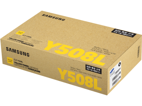 Samsung CLT-Y508L High Yield Yellow Toner Cartridge