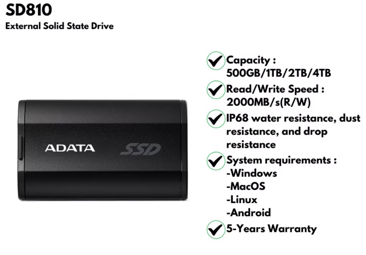 ADATA SD810 External SSD