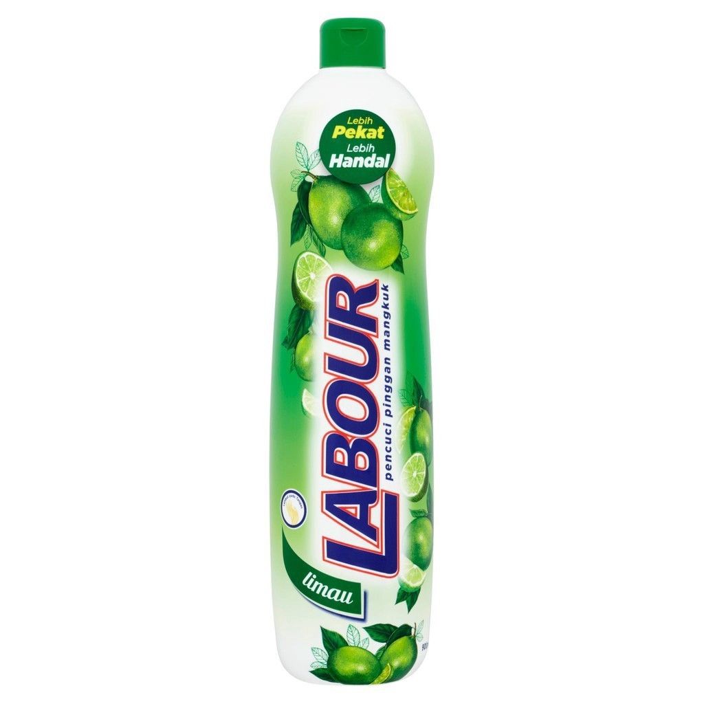 QP LABOUR Dishwash Liquid Bottles 900ml (Lemon/Lime)