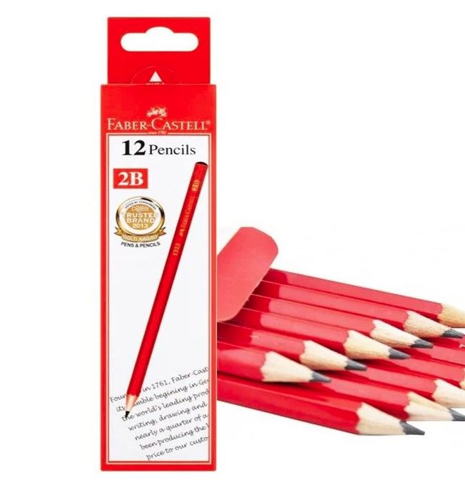 FABER CASTELL 1323 2B PENCIL - 12PCS/BOX